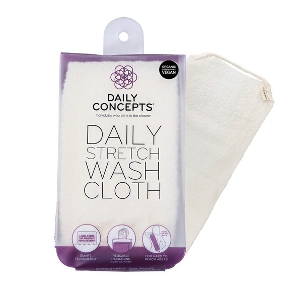 3 Piece All Over The Body Set | Daily Concepts | NEW | Scrubber Stretch Cloth - Picture 4 of 8